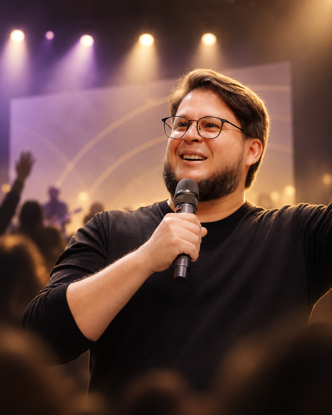 Pr. Salin Barros ministrando